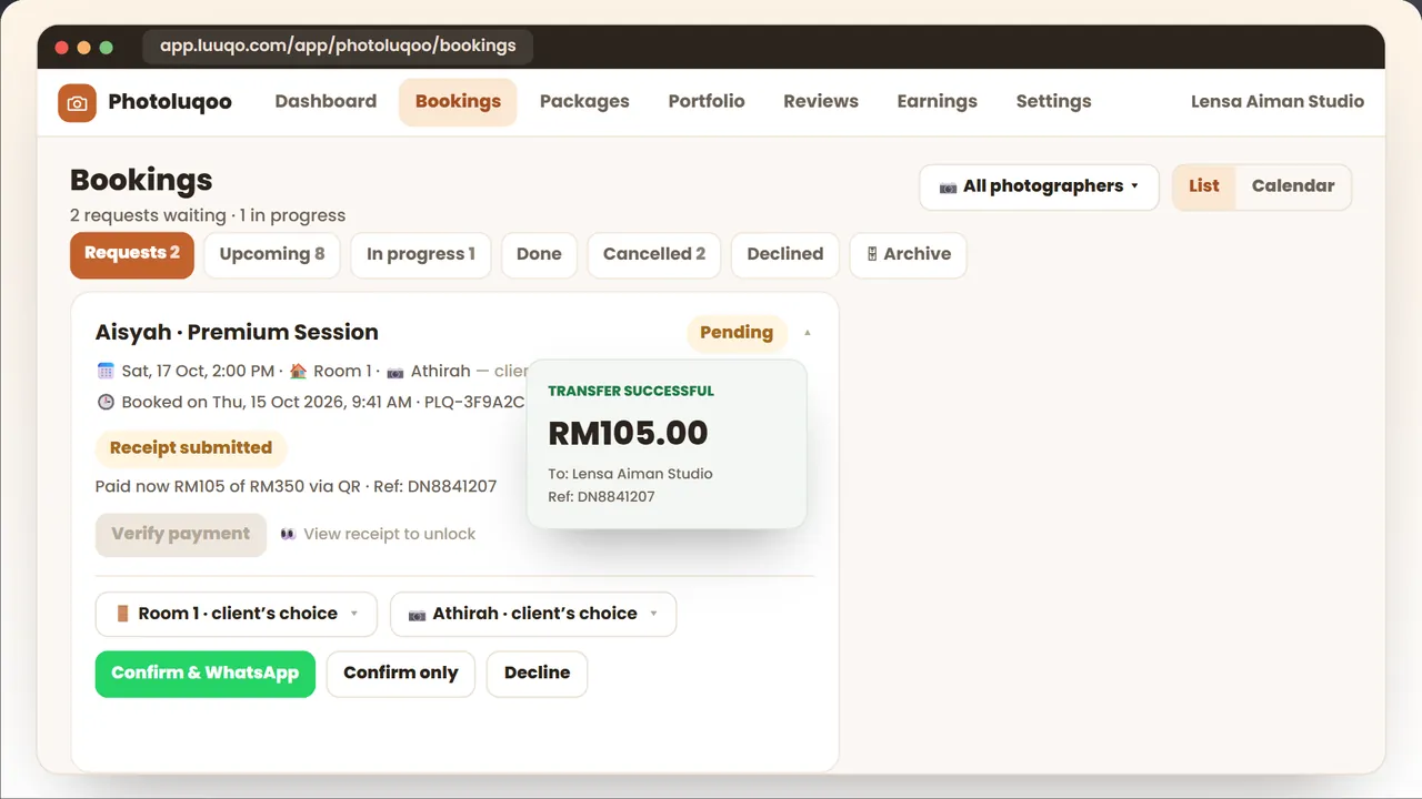 Lihat resit